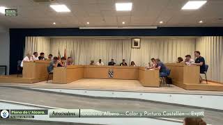 1 parte Pleno Ayuntamiento de Alcora 29724 [upl. by Ola]