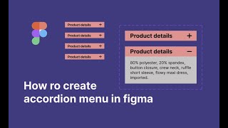 How to easily create an accordiondropdown menu in figma without overlaping [upl. by Tegan]