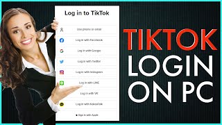 How To Login TikTok Account On PC Use TikTok on PCLaptop [upl. by Letsou]