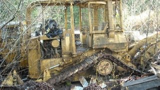 Cat D4H Track Skidder [upl. by Yddet]