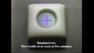 Fact Plus pregnancy test commercial 1989 [upl. by Eileen84]