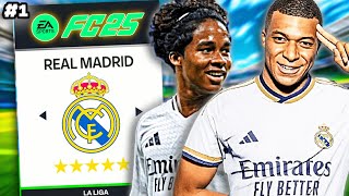 FC25 Real Madrid Career Mode begins NOW Ep1 Realistic [upl. by Deehahs]