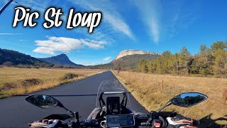 Balade moto au PIC ST LOUP Herault  Pure beauté mais coincé dans la boue 😅 [upl. by Quincey]