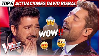 Actuaciones INESPERADAS de DAVID BISBAL en La Voz [upl. by Euqinomad]