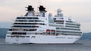 Seabourn Quest Seabourn Cruise Line leaving Belfast Harbour GB  19th July 2024 [upl. by Nawud]