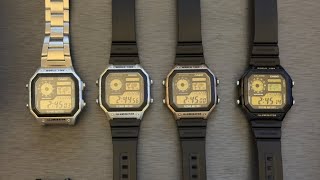 Comparing 4 Colors of the Casio Royale AE1200 Which One is Your Favorite [upl. by Lekcim]