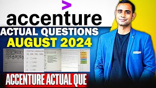 🔥Accenture August 2024 Actual Questions Accenture Actual Questions asked🔥 [upl. by Ydoj]