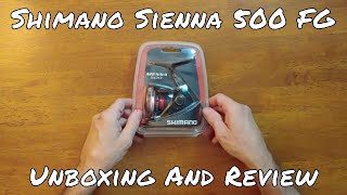 Shimano Sienna 500 FG Spinning Reel Unboxing and Review [upl. by Euphemiah409]