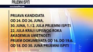 TV KANAL 9 NOVI SAD UPIS NOVE GENERACIJE STUDENATA [upl. by Felita]