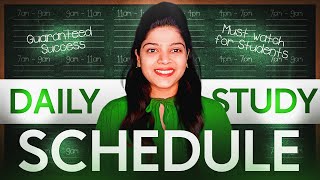 Most Effective Time Table for Students🔥Daily Study Schedule that Guarantees Success 🎯studytimetable [upl. by Buroker329]