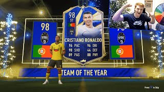 OMFG I PACKED TOTY CRISTIANO RONALDO FIFA 21 Pack Opening [upl. by Pollard]