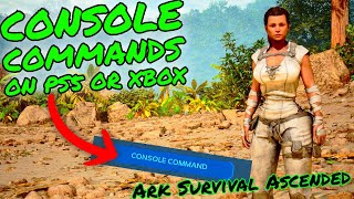 How To ENABLE CONSOLE COMMANDS on PS5 and XBOX in Ark Survival Ascended [upl. by Aisela937]