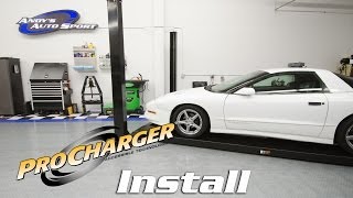 How to Install a Supercharger Procharger for LT1 Firebird [upl. by Sochor806]