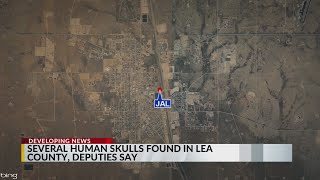 Investigation underway after evidence of 10 to 20 human skulls found at southeastern New Mexico prop [upl. by Arac]