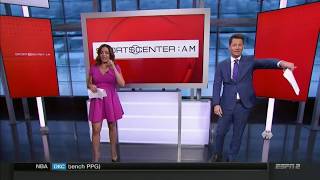 ESPN Leftovers Cari Champion Elle Duncan Josina Anderson Molly Qerim [upl. by Herman]