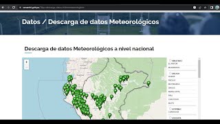 DESCARGAR DATOS METEOROLÓGICOS DEL SENAMHI PERÚ Y PROCESAR EN EXCEL [upl. by Cinderella]