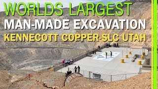 WORLDS LARGEST MANMADE EXCAVATIONKENNECOTT COPPER MINEBINGHAM CANYONSALT LAKE CITYUTAHEP78 [upl. by Obeded426]