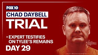 Chad Daybell murder trial Anthropology expert testifies on Tylee Ryans burned remains [upl. by Atsuj]