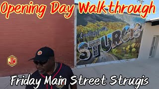 Sturgis 2024 Opening Day on Main Street WalkThrough [upl. by Idnahr]