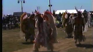 Mens Fancy Cozad singing Saturday Afternoon 1995 Grand Celebration Hinckley Pow Wow [upl. by Nylzzaj]