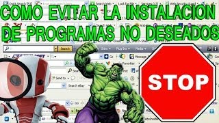 Como Bloquear La Instalacion De Programas No Deseados [upl. by Nuahsor755]