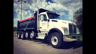 Kenworth T880 Dump Truck Vlog 3 POV [upl. by Aitram]