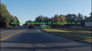 NORTH CAROLINA BACKROADS  Morning drive Wadesboro NC Albemarle NC on Hwy 52  ASMR [upl. by Otte748]