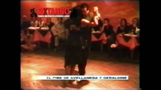 El Pibe Avellaneda y Geraldin Rojas Tango El Adios [upl. by Analra]