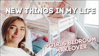 Starting New Things  my new podcast and new song  girls shared bedroom makeover tour [upl. by Hildegaard309]