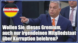 Wollen Sie dieses Gremium auch nur irgendeinen Mitgliedstaat über Korruption belehren [upl. by Bernete]