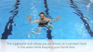 Swim Tip How to Perform the Eggbeater Kick [upl. by Htiderem]