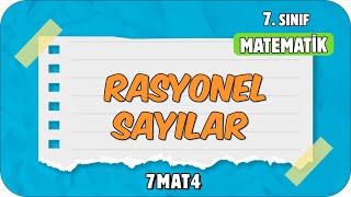 Rasyonel Sayılar 📘 tonguçCUP 1Sezon  7MAT4 2024 [upl. by Gokey]