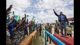 Arrival of President Kagame at Nyamagabe District [upl. by Anirbas130]