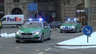 Munich Security Conference 2015 BKA LKA LaPo BePo BPol Staatsgäste [upl. by Ehctav]