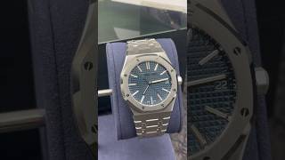 Audemars Piguet Royal Oak 15510ST Blue Dial kairosandrich audemarspiguet royaloak luxurywatches [upl. by Akem]