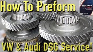 How To Perform DSG Service for VW Audi [upl. by Bocyaj]