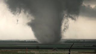 INCREDIBLE Langley Kansas EF4 tornado [upl. by Nereen]