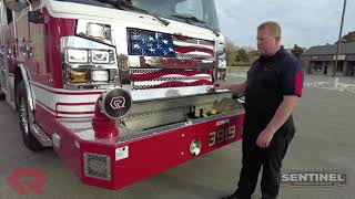 Millstadt Union Fire Departments Rosenbauer 78 Viper Aerial [upl. by Feola]