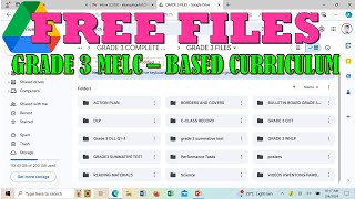 FREE MELCBASED GRADE 3 FILES II DLL PPT ST PT COT AT IBA PA FOR FREE LAHAT NG FILES DOWNLOAD NA [upl. by Schou203]