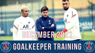 Gianluigi Donnarumma amp Keylor Navas  PSG Goalkeeper Training  December 2021 [upl. by Yvan17]