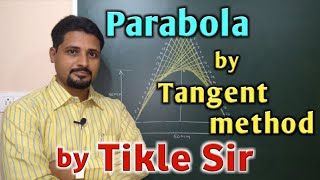 HOW TO DRAW PARABOLA BY TANGENT METHOD IN ENGINEERING DRAWING AND GRAPHICS [upl. by Jemimah]