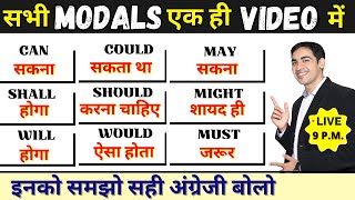 Modal Verbs in English Grammar  English Lovers Live [upl. by Edette]