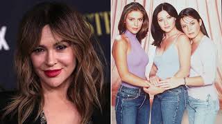 Alyssa Milano reacts to ‘Charmed co star Shannen Dohertys death [upl. by Annerol]