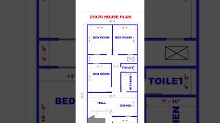 25X70 House Design  25X70 House Plan homedesign ytshorts [upl. by Angadresma]