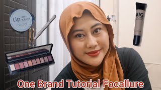 Review Makeup  One Brand Tutorial Focallure [upl. by Araeic]