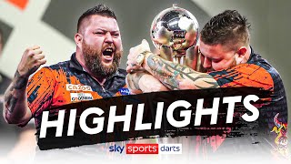 Michael Smith amp Michael van Gerwens EPIC final  World Darts Championship Final 2023 Highlights [upl. by Gregson]