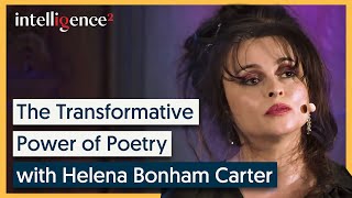 The Transformative Power of Poetry  Helena Bonham Carter 📖 2018  Intelligence Squared [upl. by Ymer899]