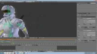 Tutorial  BVH Motion capture files how I used it Blender 264 [upl. by Nailil]