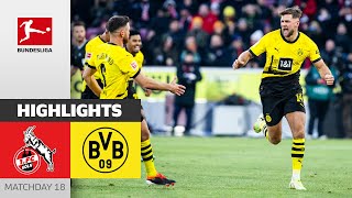 1 FC Köln  Borussia Dortmund 04  Highlights  Matchday 18 – Bundesliga 202324 [upl. by Marius219]