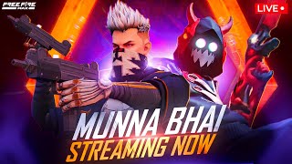 Free Fire Telugu Live  Munna Bhai is Live  Telugu Gaming Live MBG [upl. by Christmann]